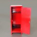 Fixturedisplays® Mini Metal Locker With Key And Lock Red 4.2 X 4.2 X 11